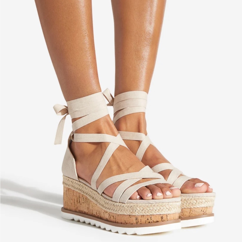 Tandice Lace Up Platform Wedge